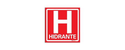 Placa de Hidrante H